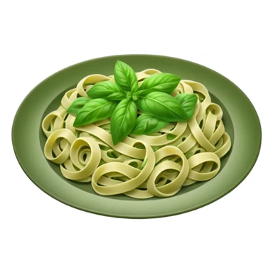 green pesto pasta sticker