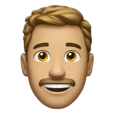 Surpreso homem sticker