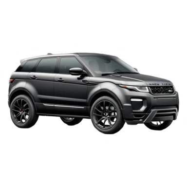 2024 all black LandRover evoque  sticker