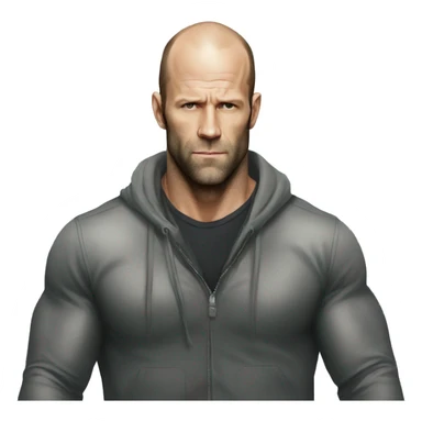 Jason Statham en spiderman sticker