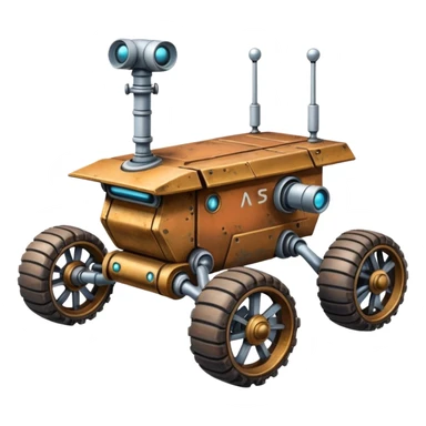  antique tall squat robotic high-occupancy Marsrover  sticker