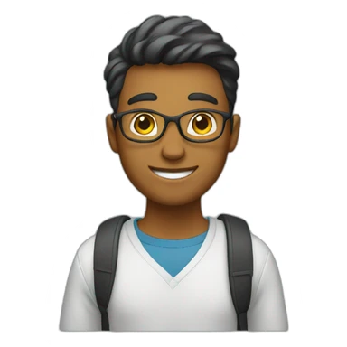 A successful student  sticker