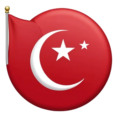Flag of the ottoman empire sticker