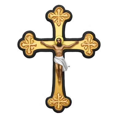 Orthodox cross sticker