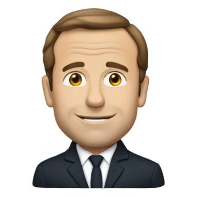 macron qui lève son pouce sticker