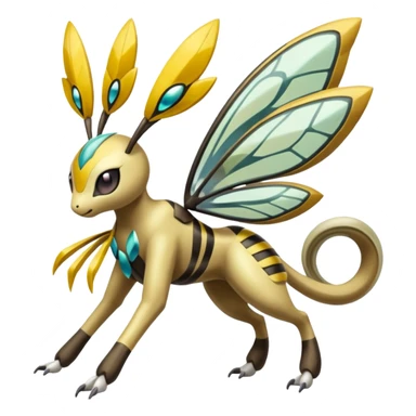 Meloetta-Beedrill-Manectric-Palkia-Cresselia-fusion sticker