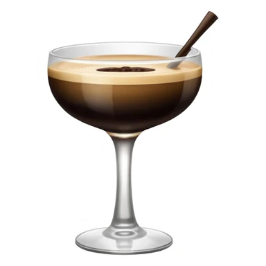 espresso martini with Black Bow sticker