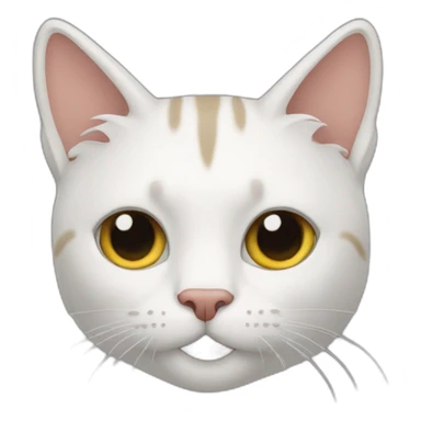 a dit with a cat head sticker