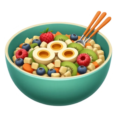 healthy bowl sticker
