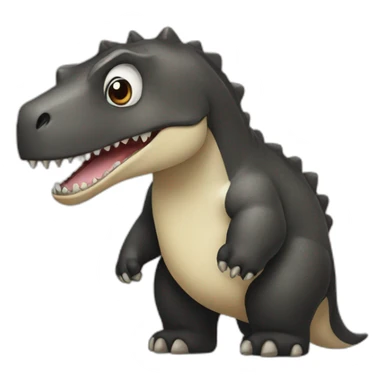 A dinosaur mixed with a panda bear sticker