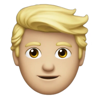 Trump with Israel flag  sticker