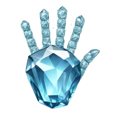 diamond hand sticker