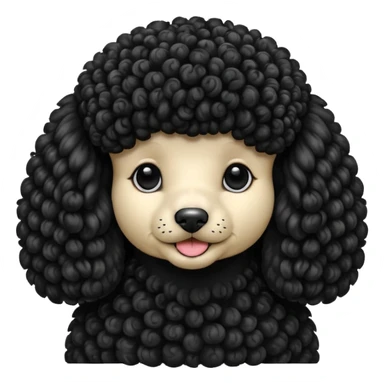 Perro poddle sticker