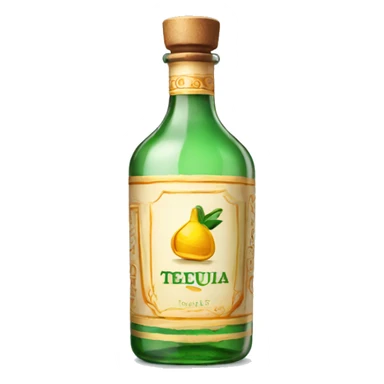 A bottle of tequila sticker
