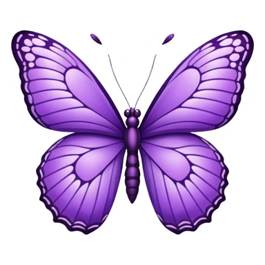 Borboleta lilás  sticker