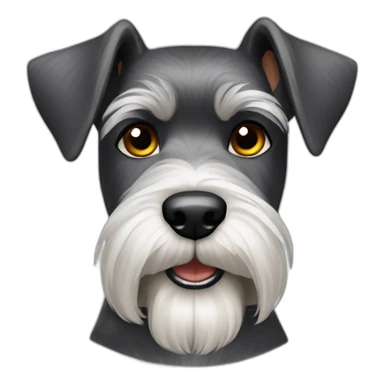 Schnauzer dog sticker