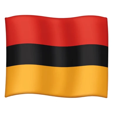 Flat Apple-style emoji of the German Empire flag sticker