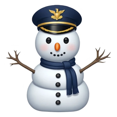 Special Navy Warfare snowman sticker