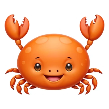 cute crab kawaii baby chubby sticker