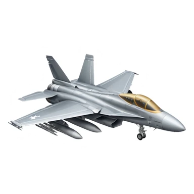 Un avion de combate f18 sticker