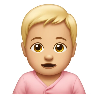 crying baby  sticker