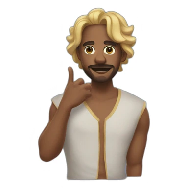 Khaby lame le grand tiktokeur sticker