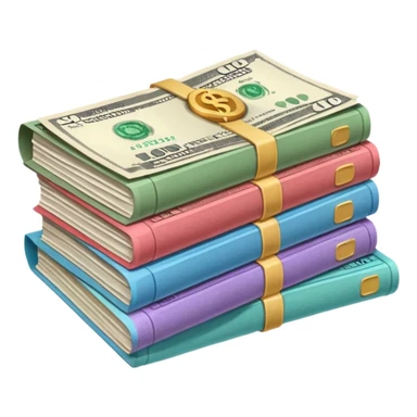 financial bills sticker