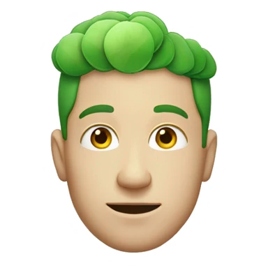 white man with four leaf clover sticker