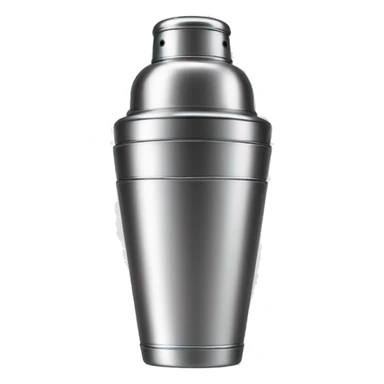 Metal cocktail shaker sticker
