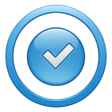 Verification icon sticker
