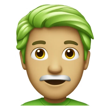 Green people  sticker