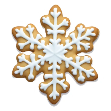 Sugar cookie snowflake sticker