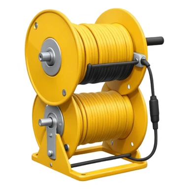 concert Cable reels yellow sticker