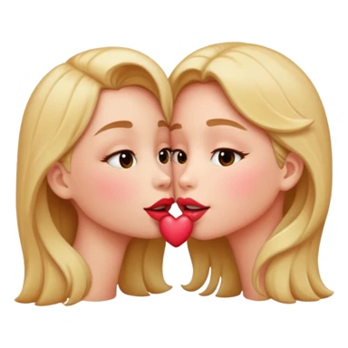 Lip kiss sticker
