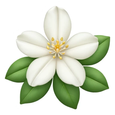 Jasmine flower emoji sticker