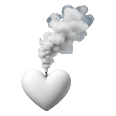 heart with smoke sticker