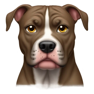 Pitbull dog sticker