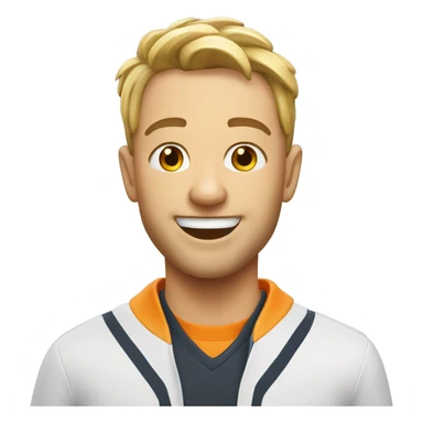 heureux avec un match sticker