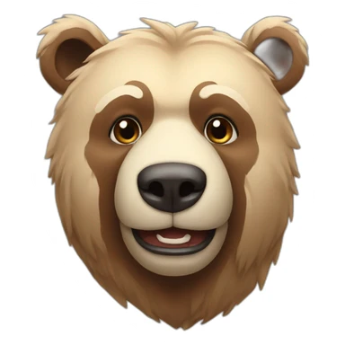 Bear borrow sticker