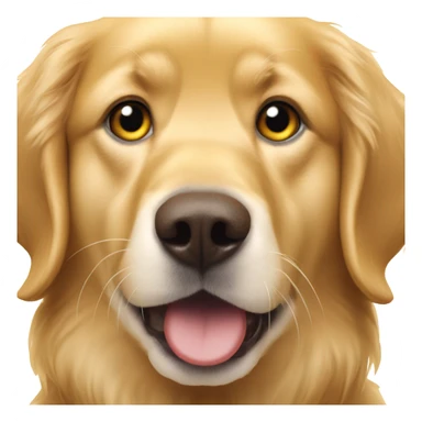 Please create a golden retriever that hunted down a duck and now has it in his mouth sticker