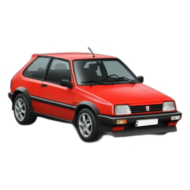 205 gti t16 evo 2 sticker