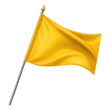Make a yellow colour triangular flag emoji sticker