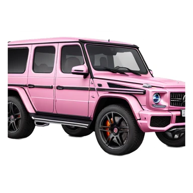 Mercedes-Benz G63 AMG pink sticker