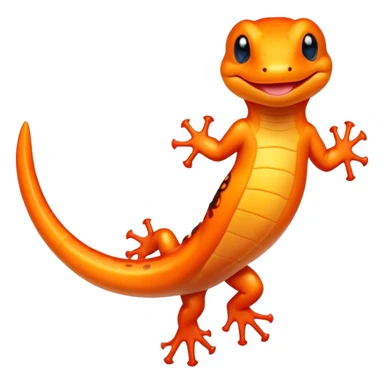 Happy salamander sticker