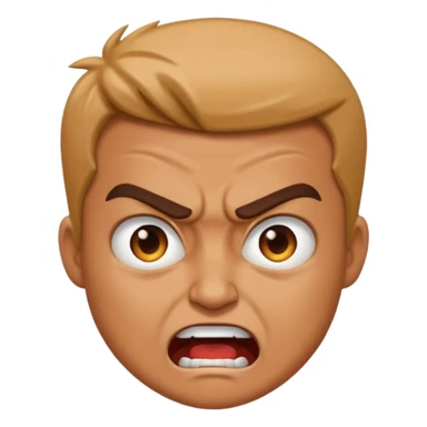 Angry and happy sticker