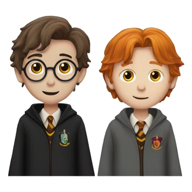 Harry Potter and Ron weasley sticker