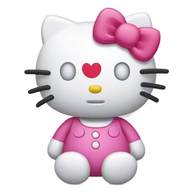 Tell hello kitty  sticker