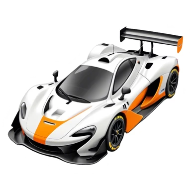 mclaren race car sticker