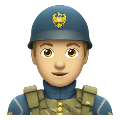 soldier ukrain sticker
