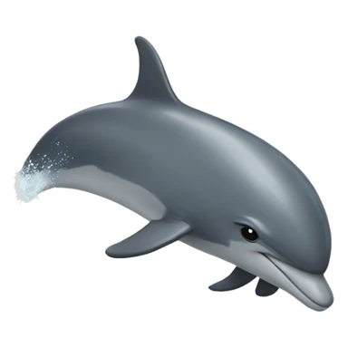 Delfin surft sticker
